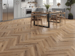 Grey Honey Oak 5mm Click LVT Herringbone